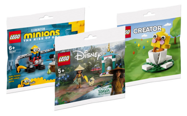 New 2021 LEGO polybags Minions Raya Super Mario Marvel and DC Comics on the program HOTH BRICKS